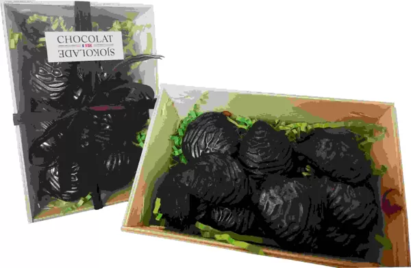 Bourriche de 12 huîtres garnies du caramel au beurre salé