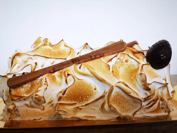 Bûche glacée Omelette Norvégienne